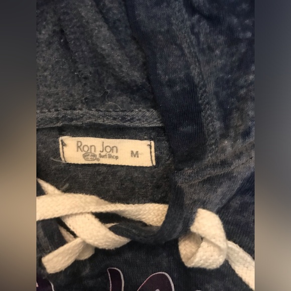 2)Ron Jon Hooded long sleeve shirts Size juniors Med - Picture 7 of 8